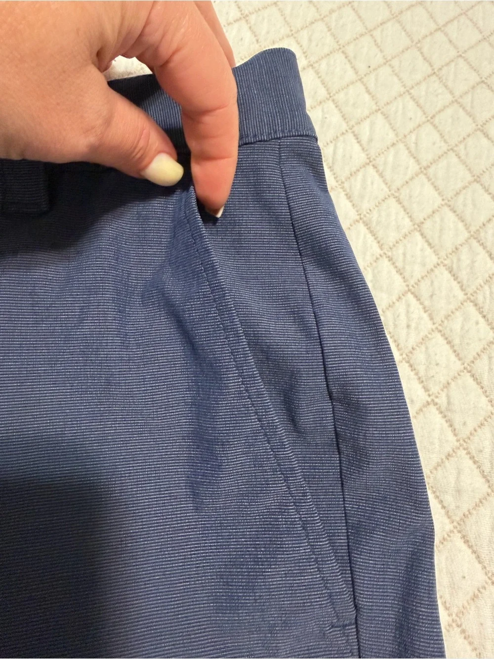 Banana Republic Men's Blue Hybrid Shorts Size 32 Elastic Waist